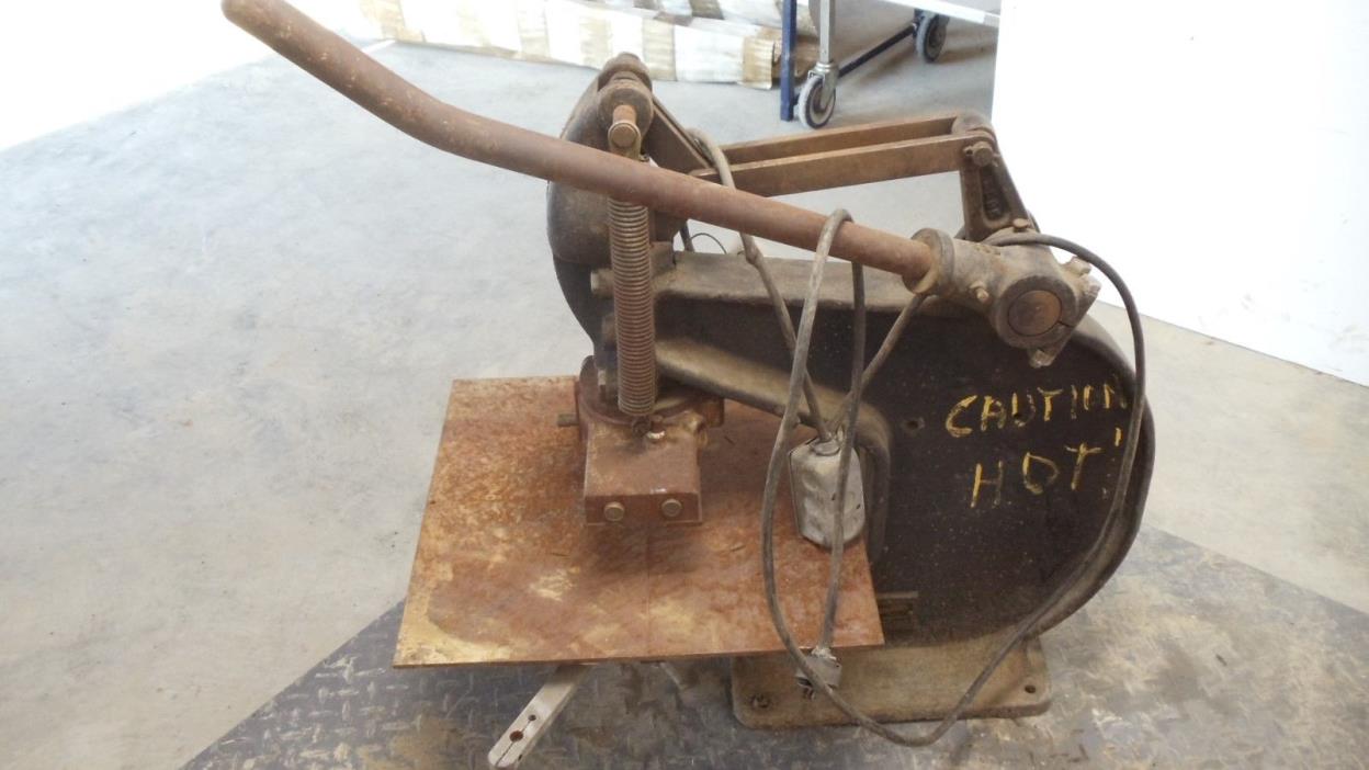 KENSOL 35-F-3 HOT STAMPING MACHINE   USED, DOES HEAT