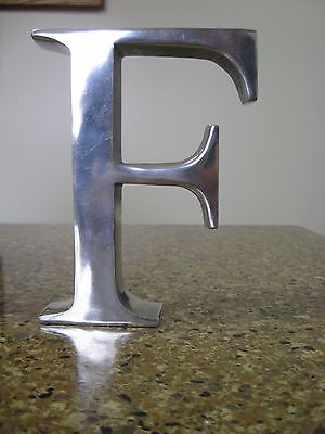 Solid Aluminum Metal Sign Letter uppercase 