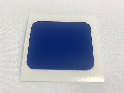 20 Reflective BLUE Vinyl Squares - 3/4