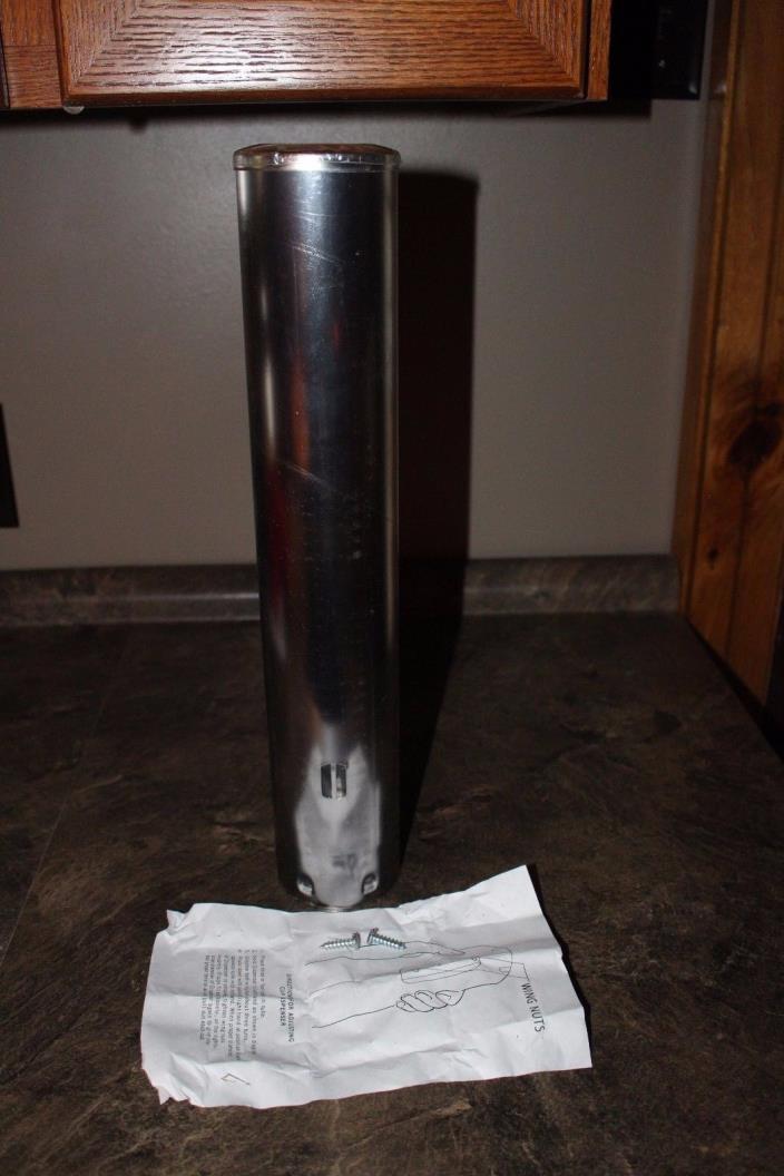 Dixie Cup Wall Cup Dispenser Stainless Steel New in Box Elevator Type 15 3/4