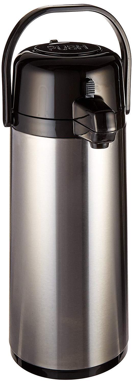 NIB 2.2L Service Ideas ECA22S 6-8hr Glass Lined Eco Air Pot Pump Coffee Thermos