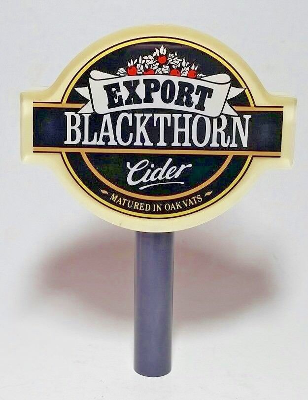Blackthorn Cider Tap Handle Gaymer's Export England UK Oak Vats Shorty