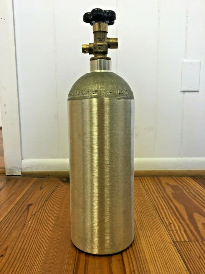 5lb Aluminum CO2 Gas Tank Cylinder For Draft Beer Kegerator
