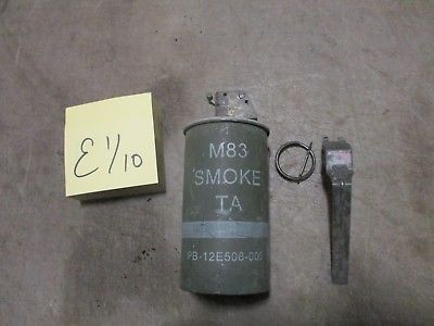 Used Military M83 White Smoke G, Inert, Fair Cond, Free Shipping
