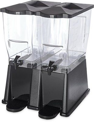 Carlisle 1085303 TrimLine Clear Economy Double Base, 7 gal. Capacity, Black