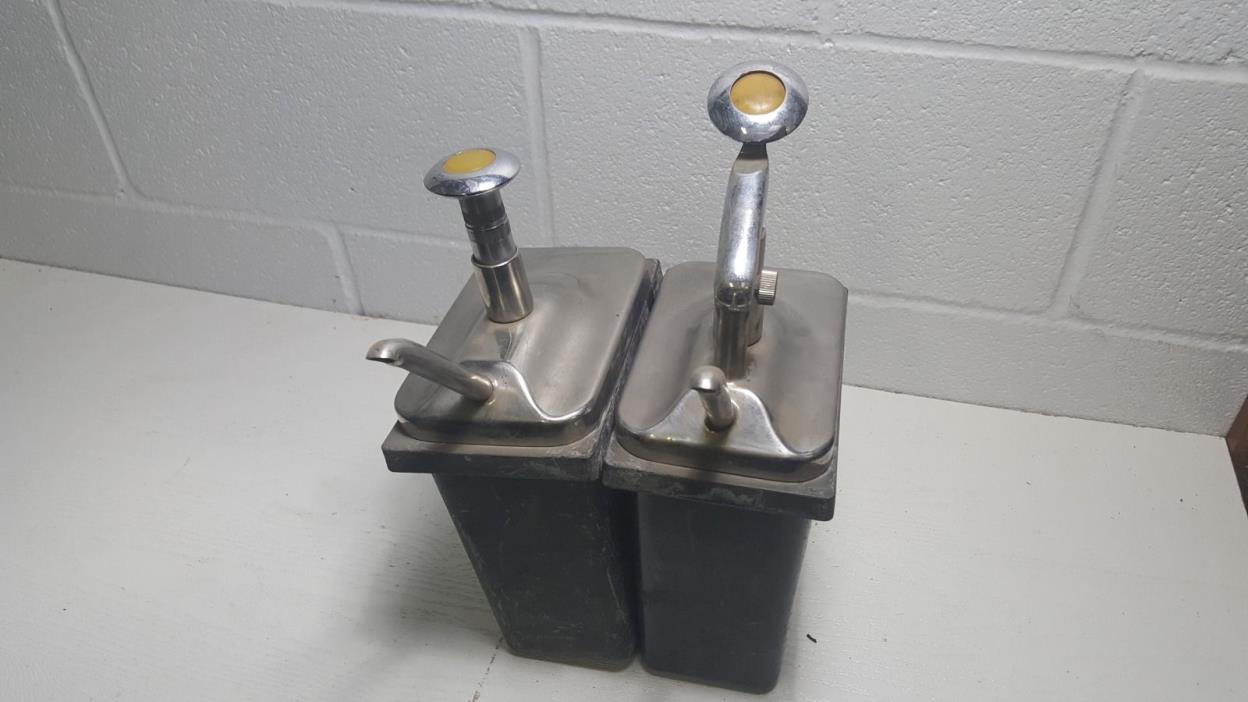 Vintage Soda Fountain Pump Dispenser Stainless Steel