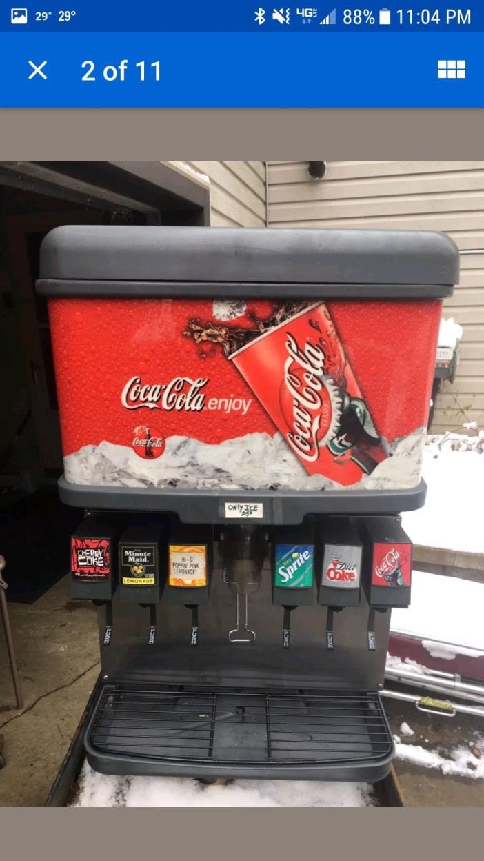 Coca Cola Pop Soda Fountain Machine Restaurant Beverage Ice Manual Equipment