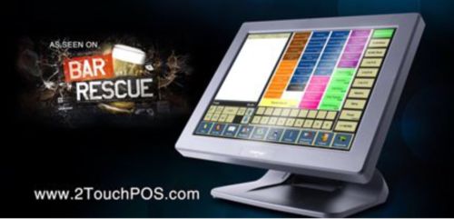 (5) 2touchpos Systems & Terminals ... Bar & Restaurant Point Of Sale System