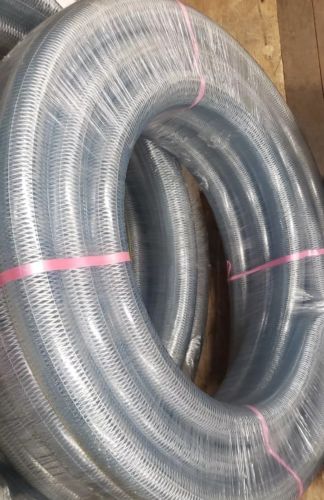 TUBING, BRAIDED PVC CLEAR 1