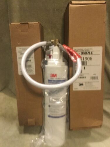 CUNO WATER FILTER BY 3M-CUNO HF25-S 2 WATER FILTERS  AND 1 HEAD 5581906