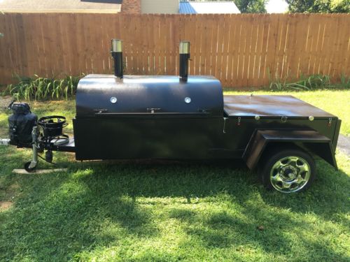 Homemade Custom BBQ Grille Smoker