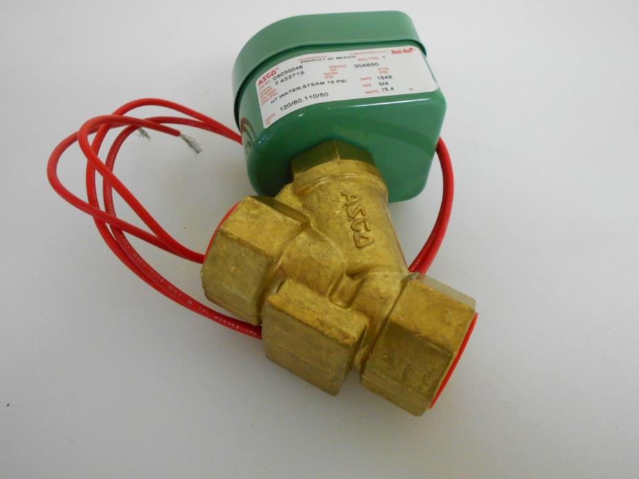 ASCO D803046 - 120V Equivalent Steam Solenoid Valve; 3/4