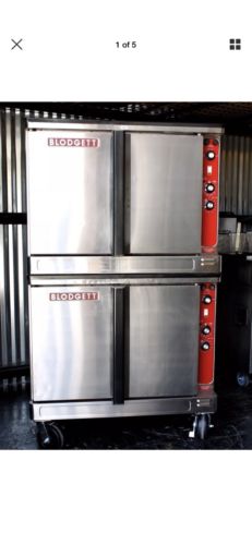 BLODGETT DOUBLE MARK V ELECTRIC COMMERCIAL CONVECTION OVEN BAKERY PIZZA