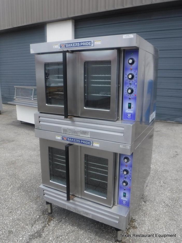 Bakers Pride 455GDC0GN3 Natural Gas Double Stacked Full Size Convection Oven
