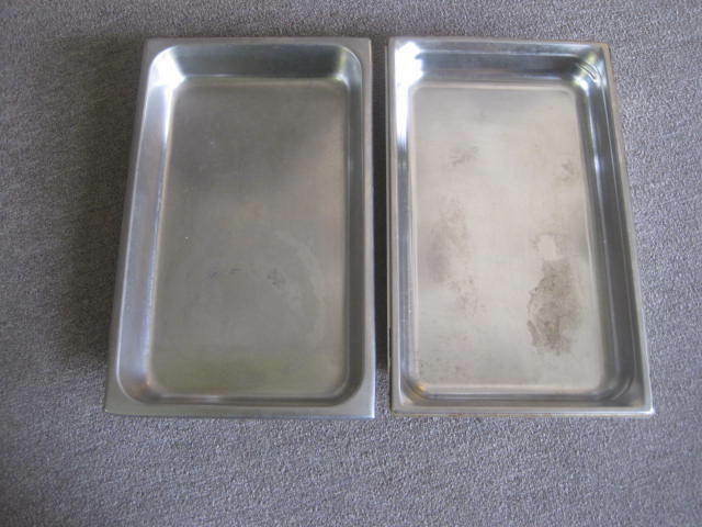 Lot of 2 -  Stainless Steel Steam Table Pans  21