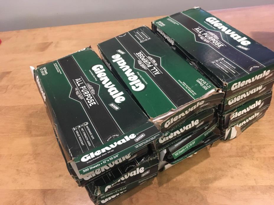 12 Pack (6000 Sheets) Glenvale Interfolded Deli Wrap 12