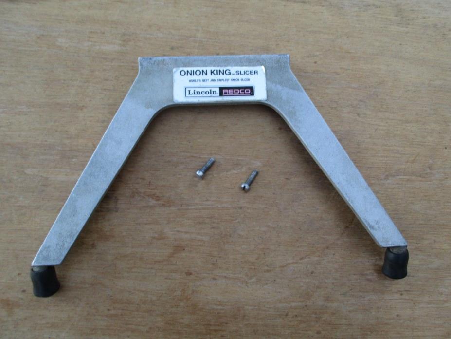 FRONT LEGS WITH MOUNTING SCREWS FOR LINCOLN REDCO ONION KING SLICER