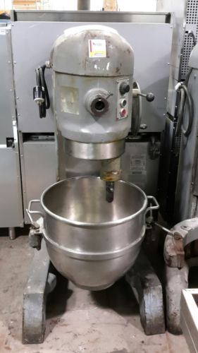 Used Hobart H-600T 60 Qt Dough Mixer