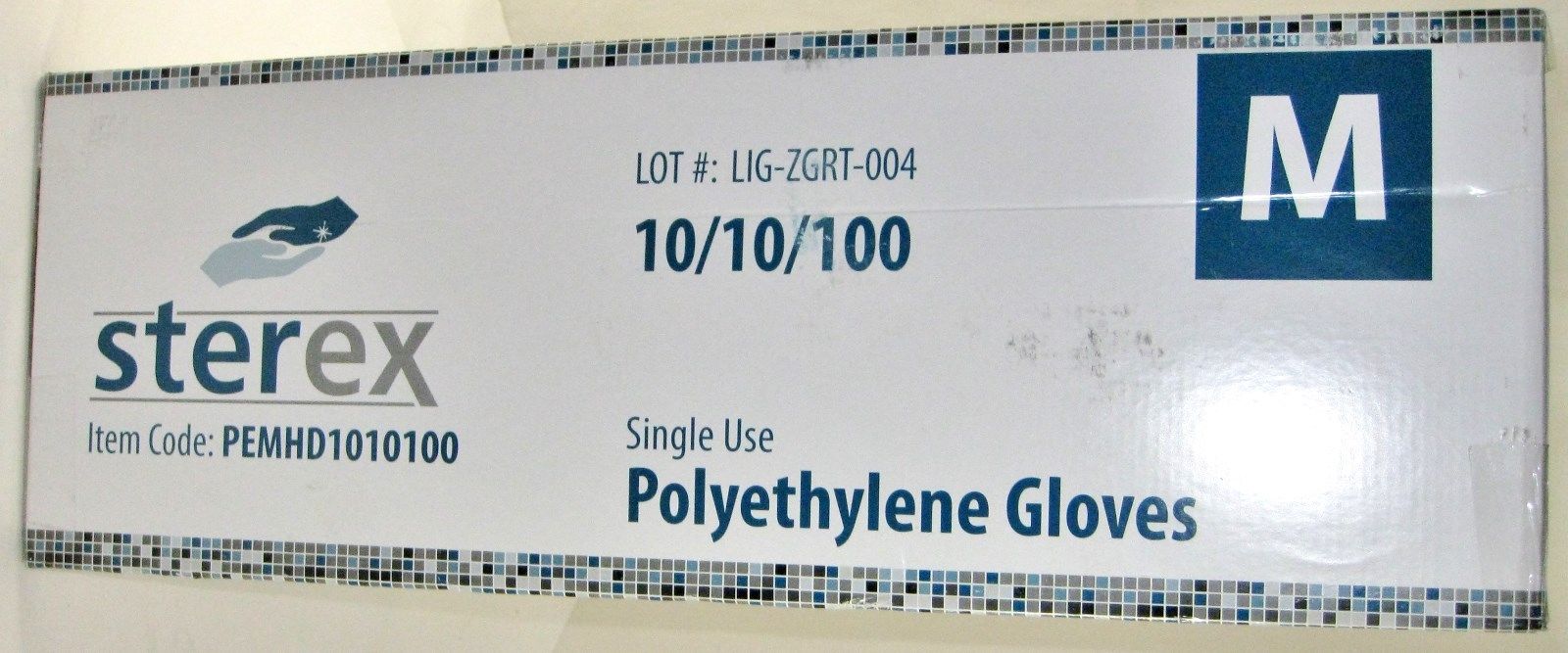 10,000 Disposable Gloves Polyethylene Food Handling Service Sterex  Case