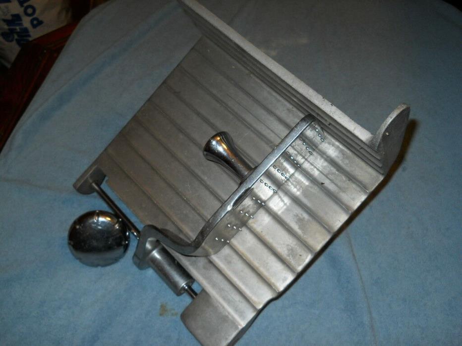 Sanitary Food Slicer S-4  meat tray with grip