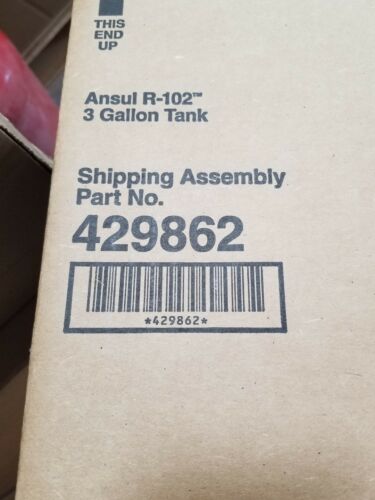 Ansul part # 429862 3 gallon stainless steel tank