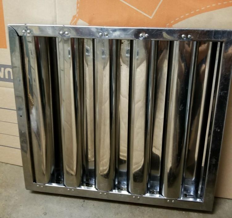 Stainless Steel Commercial Hood Baffle Grease Filter  16Hx18W