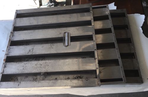 3 Commercial Hood Baffle Grease Filter 19.5” X 19.5” X 1.75”