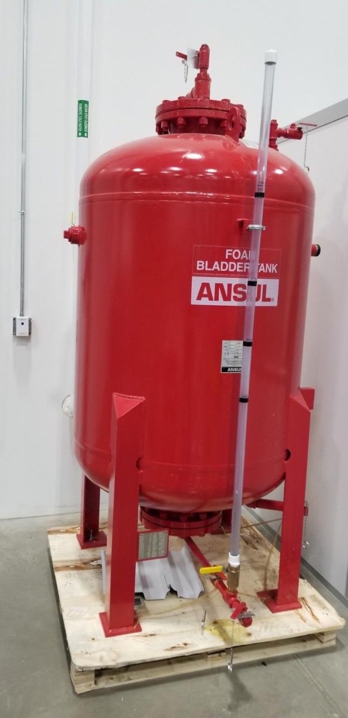 Ansul Vertical Bladder Tank 444071, 300 Gallons