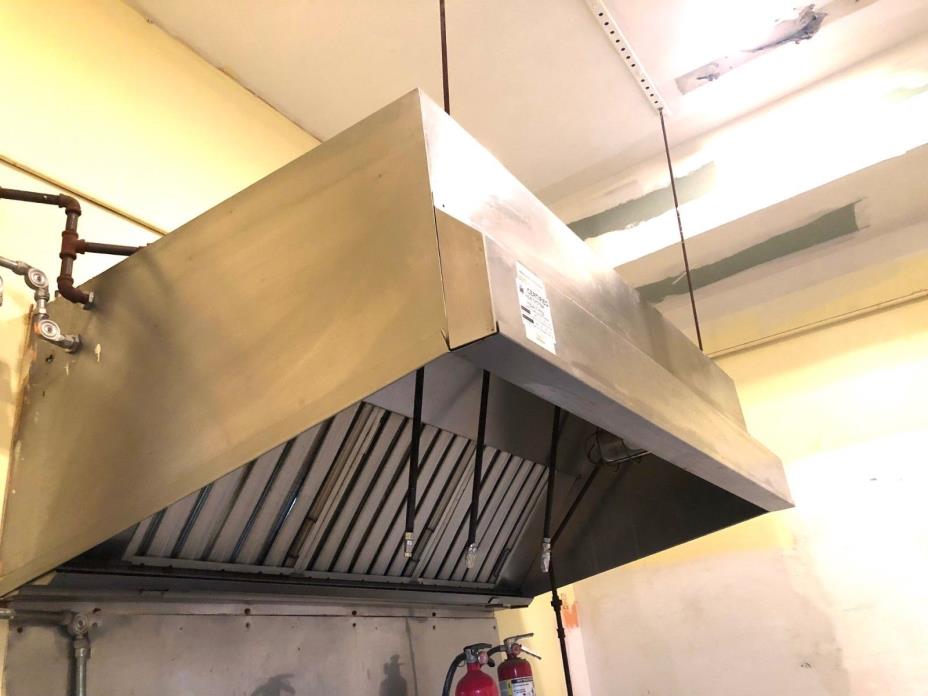 Restaurant Hood System, Grease Hood, with Fire Suppression System