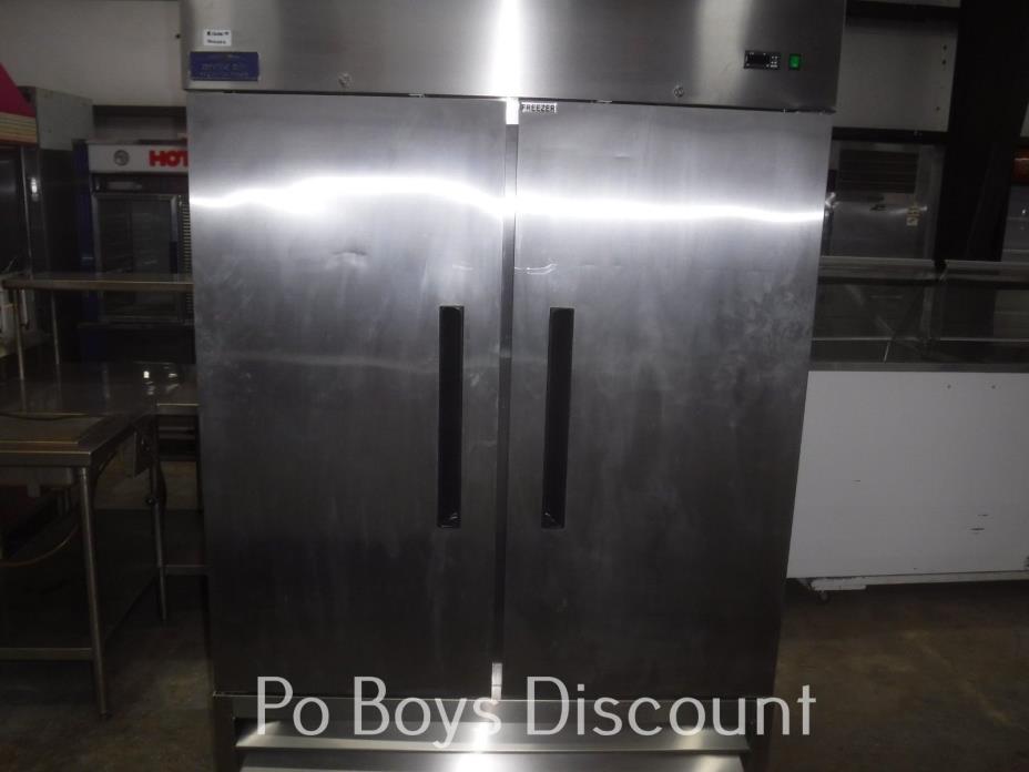 Artic Air Double Door Commercial Freezer Stainless Steel Super Clean