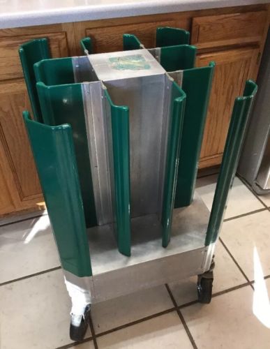 CresCor Cres Cor Poker Chip Dish Dolly Cres-Cor Dish Cart Holder Plate Caddy