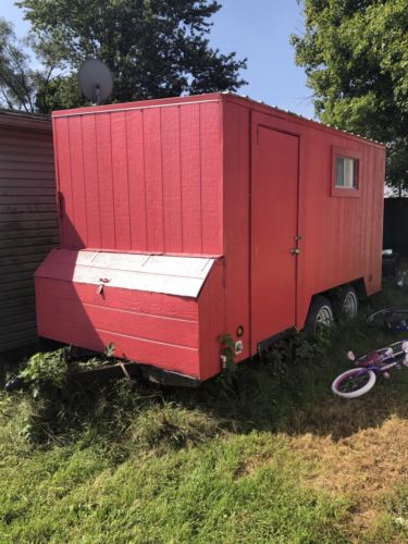 Nice Home Made 7’ X 14’ Concession Trailer, with Large Open Out Serving Window!