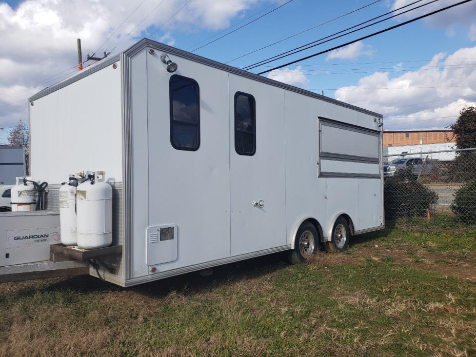 White Slightly Used Fully Loaded  Mobile Concession Trailer