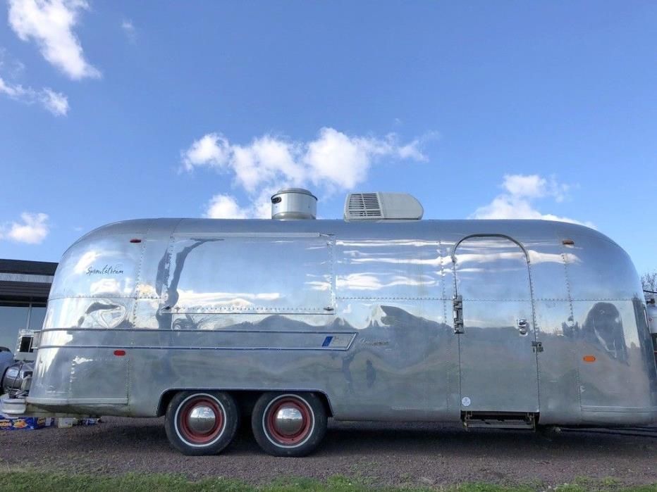 Completely retrofitted Airstream into a commercial kitchen/food truck