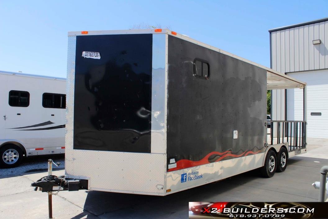 2012 Trail King Enclosed Concession Mobile Food Vending Trailer Salvage #014779