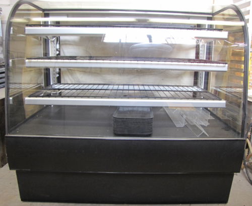 FEDERAL INDUSTRIES CGD5048 CURVED GLASS NON-REFRIGERATED BAKERY CASE