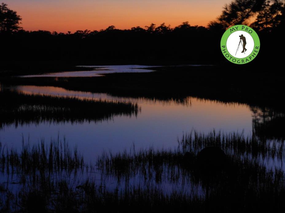 Sun Set over Mill Creek Photo Print by Phillip C. Thalheimer