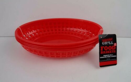 Lot Of 35–4 Pack Set Expert Grill Food Baskets Oval-French Fries, BBQ. 140 Total