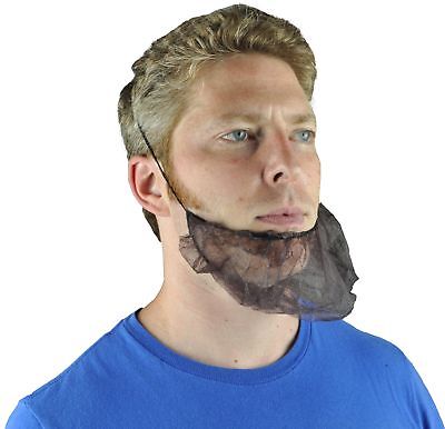 Disposable Beard Nets Spun-bonded Polypropylene (100, Brown) 100