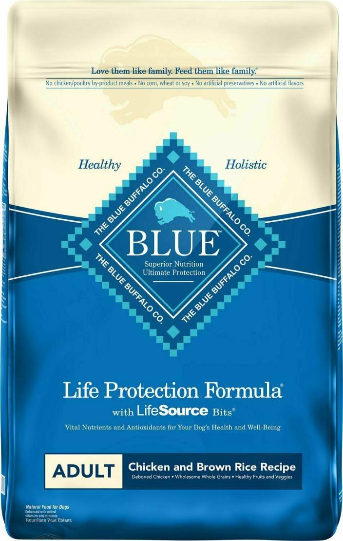 Blue Buffalo Protection Formula Adult Chicken & Brown Rice Recipe 30 Lbs