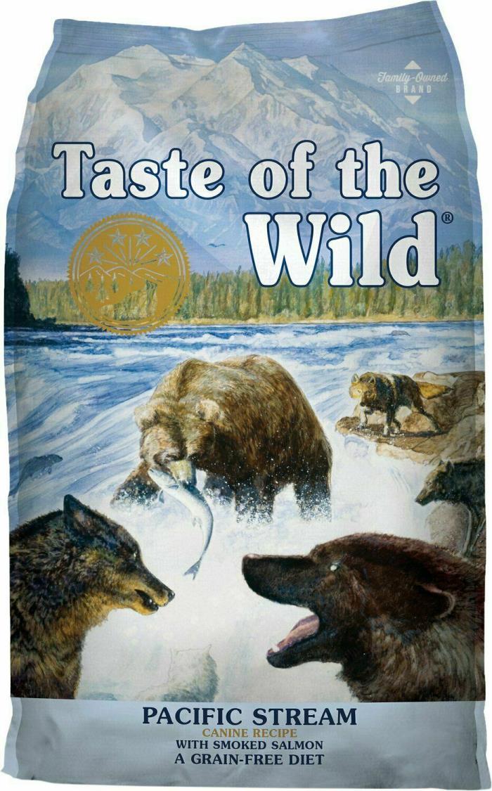 Taste of the Wild Pacific Stream Canine Recipe With Smoked Salmon Diet 28 lbs