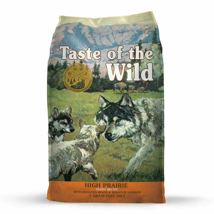 Taste of the Wild High Prairie Puppy Formula Grain-Free Dry Dog Food 28lb