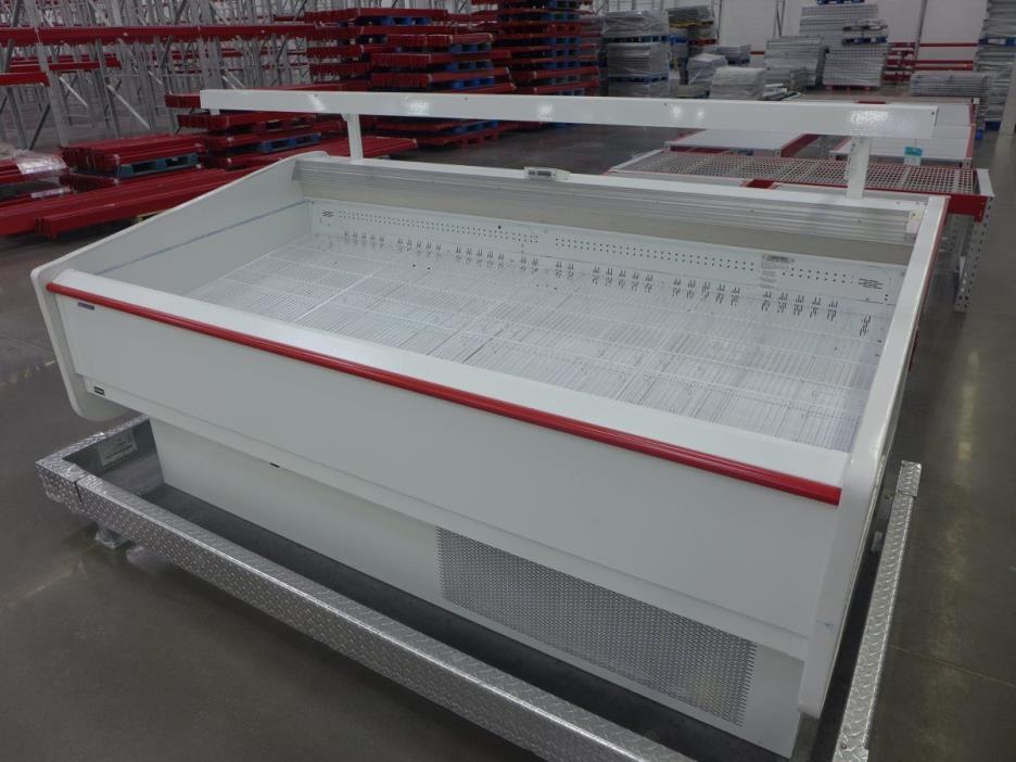 2016 Hill Phoenix OWPA 8' Self-Contained Meat Produce Fruit LED Grocery Cooler