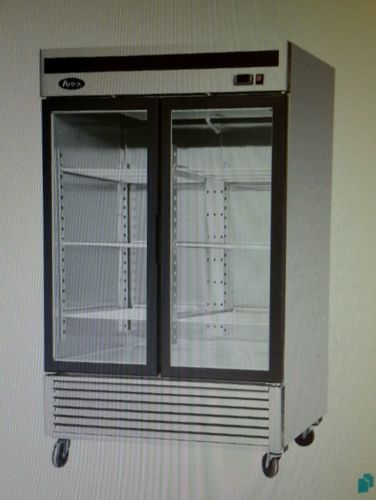 Atosa MCF8707 Two Door Reach-In Merchandiser Refrigerator