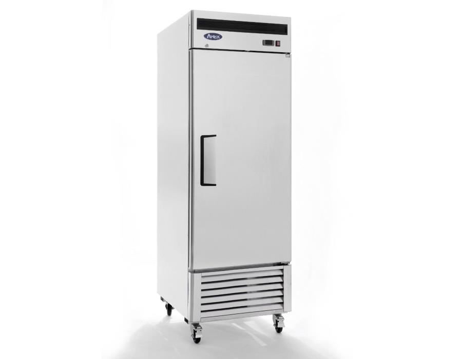 New Atosa Stainless Steel Upright Single Door Freezer