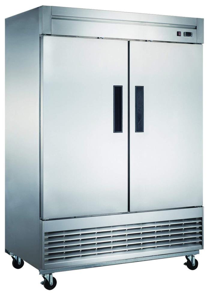Dukers D55R Commercial 2-Door Refrigerator