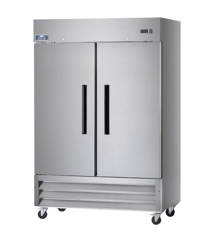 Arctic Air Commercial Kitchen 2 Door Reach-In Freezer 54