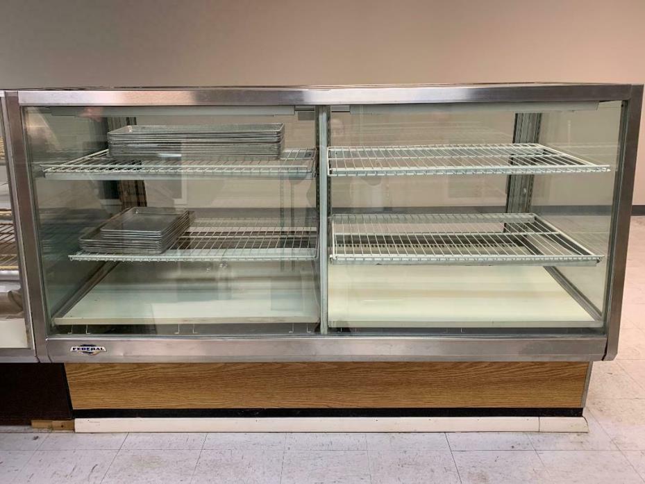 Federal commercial glass display cases 3 total