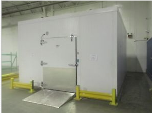 18'x15'x10' WALK IN FREEZER, Russell Condenser & 3 fan Evaporator.EXC CONDITION!