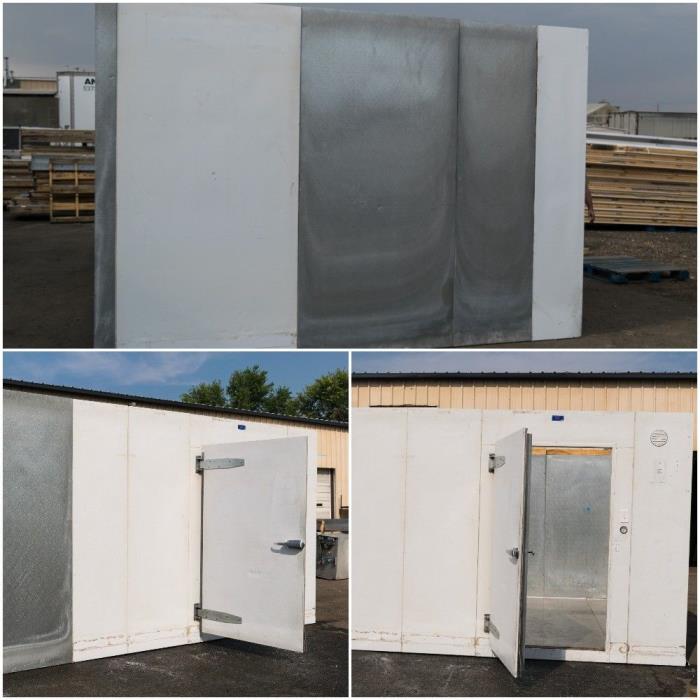 12' x 15'6 x 8' Walk-in Freezer Or Cooler With Floor Very Good Condition